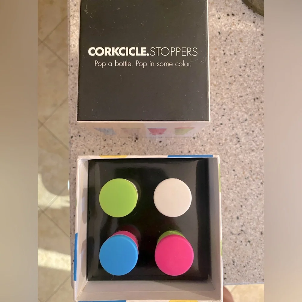 Corkcicle Wine Stoppers, 4 pack - Picture 4 of 4
